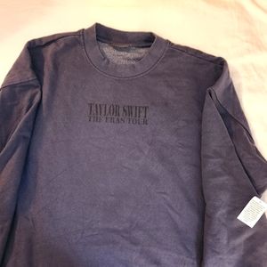 Taylor Swift (only sold at) The Eras Tour Concert "Blue" Crewneck Official Merch